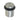 Frelan Hardware - Burlington Door Stop - Reeded; #finish_satin-nickel