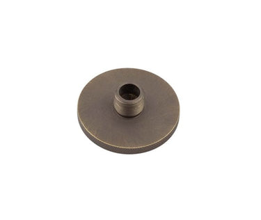 Frelan Hardware - Burlington Bases for Wall Mount Door Stop - Knurled; #finish_antique-brass