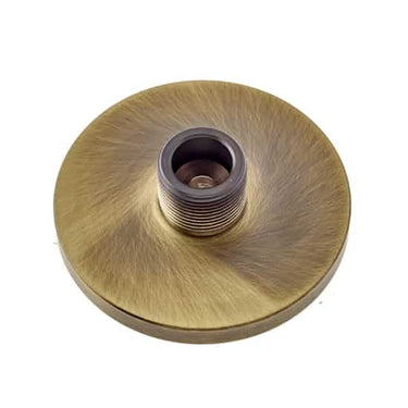 Frelan Hardware - Burlington Bases for Wall Mount Door Stop - Plain; #finish_antique-brass