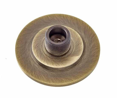 Frelan Hardware - Burlington Bases for Wall Mount Door Stop - Stepped; #finish_antique-brass