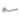 Frelan Hardware - CRES CR-102 Fixed Dead Door Handles - Pair - Round Rose; #finish_satin-stainless-steel