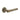 Frelan Hardware - CRES CR-103 Door Handles on Rose - Sprung - Pair - Round Rose; #finish_antique-brass