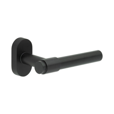 Frelan Hardware - CRES CR-103 Multipoint Door Handles - Pair - Oval Rose; #finish_black