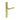 Frelan Hardware - CRES CR-103 Multipoint Door Handles - Pair - Backplate; #finish_satin-brass