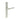 Frelan Hardware - CRES CR-103 Multipoint Door Handles - Pair - Backplate; #finish_satin-stainless-steel