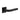 Frelan Hardware - CRES CR-104 Fixed Dead Door Handles - Pair - Square Rose; #finish_black