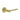 Frelan Hardware - CRES CR-105 Fixed Dead Door Handles - Pair - Round Rose; #finish_satin-brass