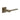 Frelan Hardware - CRES CR-105 Fixed Dead Door Handles - Pair - Square Rose; #finish_antique-brass