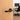Frelan Hardware - CRES CR-106 Door Handles on Rose - Unsprung - Pair - Round Rose; #finish_black