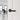 Frelan Hardware - CRES CR-106 Fixed Dead Door Handles - Pair - Round Rose; #finish_black