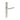 Frelan Hardware - CRES CR-107 Multipoint Door Handles - Pair - Backplate; #finish_satin-stainless-steel