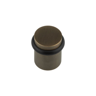 Frelan Hardware - CRES Door Stop - Floor Mount; #finish_antique-brass