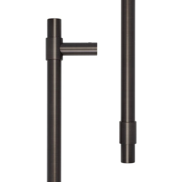 Frelan Hardware - CRES T-Bar Pull Handle - Bolt Through; #finish_dark-bronze