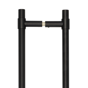 Frelan Hardware - CRES T-Bar Pull Handle - Back to Back - Pair; #finish_black