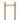 Frelan Hardware - CRES T-Bar Pull Handle - Back to Back - Pair; #finish_satin-brass