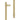 Frelan Hardware - CRES T-Bar Pull Handle - Face Fix; #finish_satin-brass