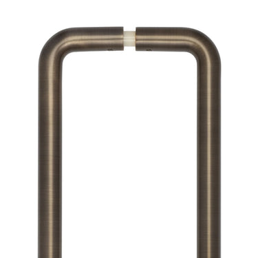 Frelan Hardware - CRES D-Shape Pull Handle - Back to Back - Pair; #finish_antique-brass