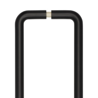 Frelan Hardware - CRES D-Shape Pull Handle - Back to Back - Pair; #finish_black