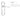 Frelan Hardware - Epsom Suite Door Handles - Pair - Lock; #finish_satin-chrome