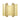 Frelan Hardware - Double Action Steel Spring Hinges - 125mm; #finish_polished-brass