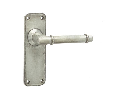 Frelan Hardware - Belfry Suite Door Handles - Pair - Latch; #finish_pewter