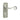 Frelan Hardware - Chester Suite Door Handles - Pair - Lock; #finish_pewter
