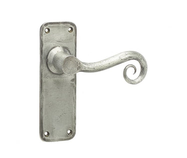 Frelan Hardware - Chester Suite Door Handles - Pair - Latch; #finish_pewter