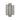 Frelan Hardware - Single Action Steel Spring Hinges - 75mm; #finish_silver