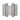 Frelan Hardware - Double Action Steel Spring Hinges - 102mm; #finish_grey