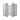 Frelan Hardware - Double Action Steel Spring Hinges - 152mm; #finish_grey