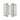 Frelan Hardware - Double Action Steel Spring Hinges - 175mm; #finish_grey