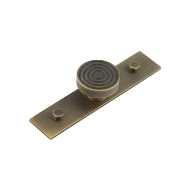 Frelan Hardware - Murray Cupboard Knobs - 40mm - Plain Rose; #finish_antique-brass