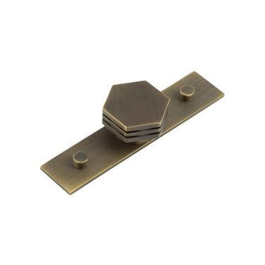 Frelan Hardware - Nile Cupboard Knobs - 40mm - Plain Rose; #finish_antique-brass