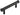 Frelan Hardware - Hoxton Wenlock Cabinet Handles - No Plate - Bar - 96mm; #finish_black