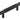 Frelan Hardware - Hoxton Taplow Cabinet Handles - No Plate - Bar - 96mm; #finish_black