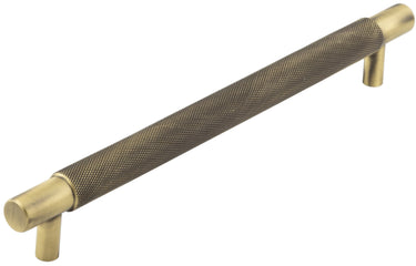 Frelan Hardware - Hoxton Taplow Cabinet Handles - No Plate - Bar - 224mm; #finish_antique-brass