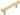 Frelan Hardware - Hoxton Thaxted Cabinet Handles - No Plate - Bar - 96mm; #finish_satin-brass