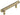 Frelan Hardware - Hoxton Nile Cabinet Handles - 96mm - No Plate; #finish_antique-brass