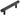 Frelan Hardware - Hoxton Nile Cabinet Handles - 96mm - No Plate; #finish_black