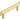 Frelan Hardware - Hoxton Nile Cabinet Handles - 96mm - No Plate; #finish_satin-brass