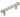 Frelan Hardware - Sturt Cabinet Handles - No Backplate - Bar - 96mm; #finish_satin-nickel