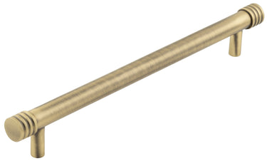 Frelan Hardware - Sturt Cabinet Handles - No Backplate - Bar - 224mm; #finish_antique-brass
