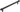Frelan Hardware - Sturt Cabinet Handles - No Backplate - Bar - 224mm; #finish_black
