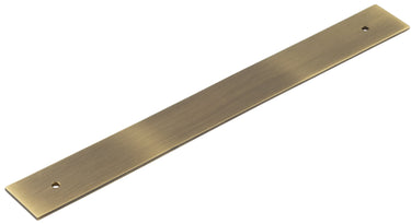 Frelan Hardware - Hoxton Fanshaw Cabinet Handle Backplates - 268mm x 30mm; #finish_antique-brass
