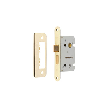 Jedo 2 Lever Radiused Lever Sash Lock With Strike - 65mm - 44mm Backset