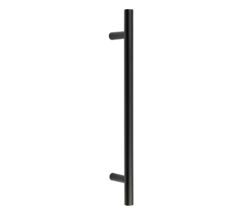 Frelan Hardware - Nero Guardsman Pull Handle - 400mm - Pair - Back to Back; #finish_black