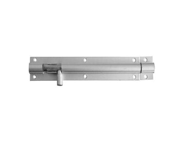 Frelan Hardware - Aluminium Straight Barrel Door Bolts (Box of 10) - 100mm; #finish_satin-anodised-aluminium