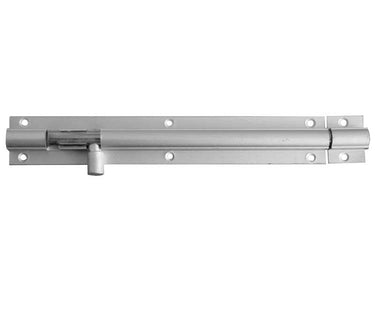 Frelan Hardware - Aluminium Straight Barrel Door Bolts (Box of 10) - 152mm; #finish_satin-anodised-aluminium