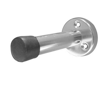 Frelan Hardware - Aluminium Wall Mount Door Stop - 76mm; #finish_satin-anodised-aluminium