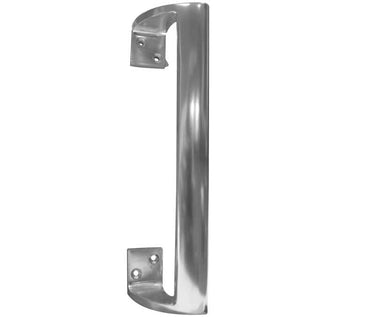 Frelan Hardware - Aluminium Cranked Pull Handle - Single - 225mm; #finish_satin-anodised-aluminium